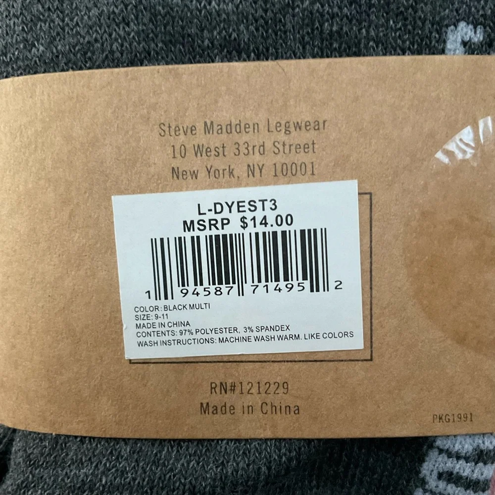 Steve Madden Women’s Casual Crew Socks - Gray, Pink, Blue 3 pair
